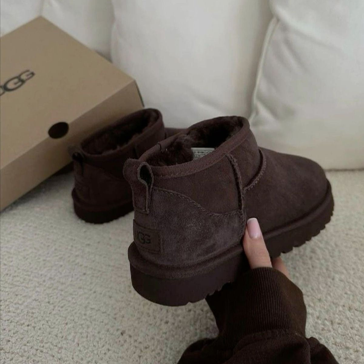 Ugg classic ultra mini Dark brown - high-performance athletic footwear in Brown with advanced cushioning