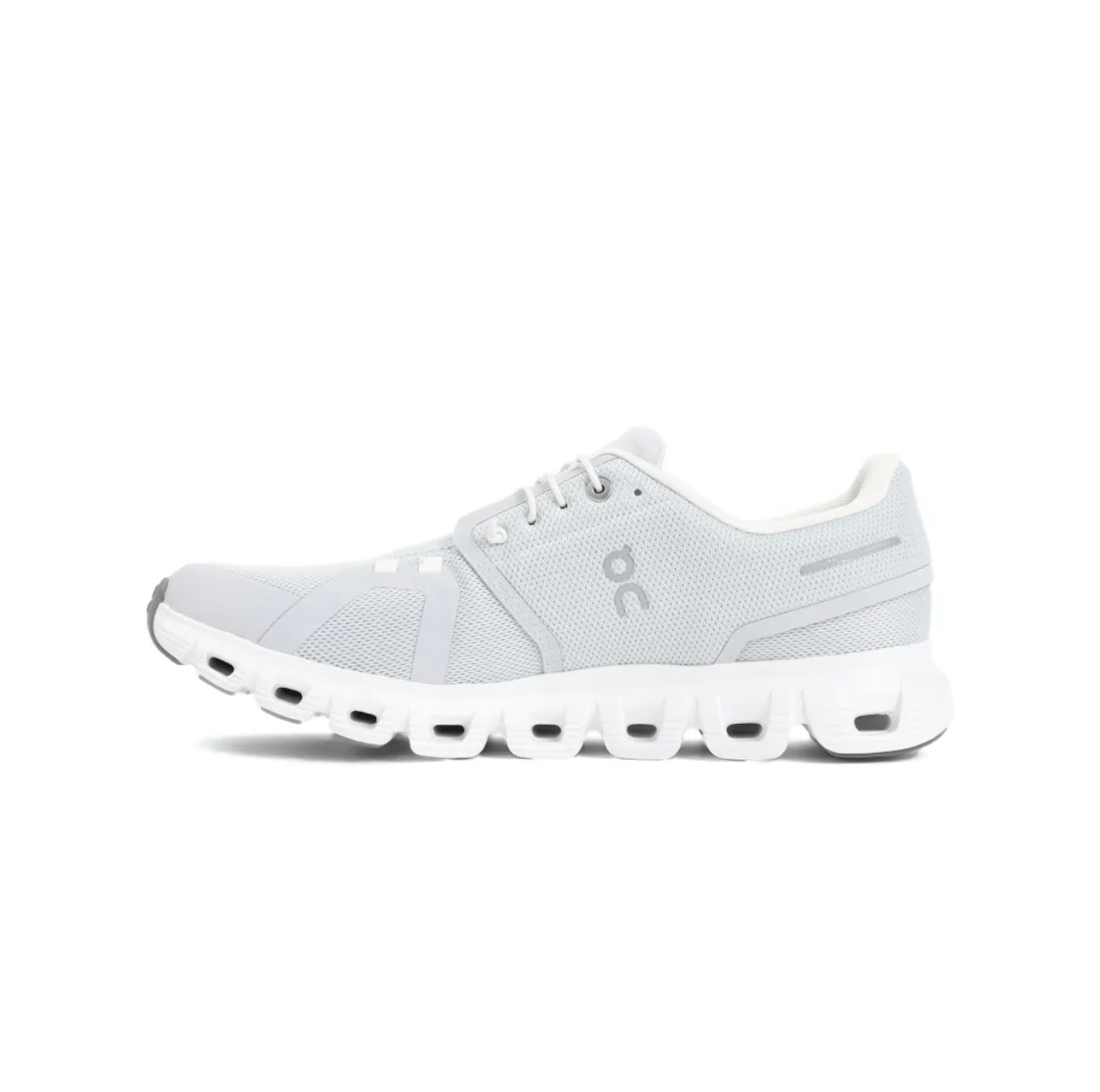 On Cloud 5.0 White Gray - high-performance athletic footwear in White with advanced cushioning