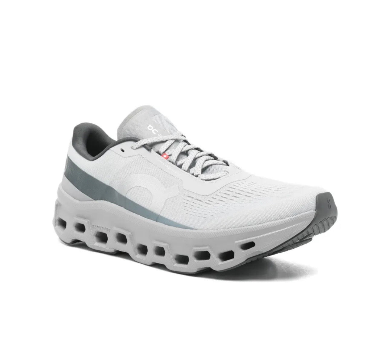 On Cloudmonster grey - high-performance athletic footwear in Grey with advanced cushioning