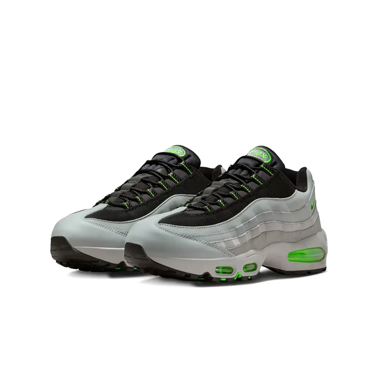 Nike air Vapormax 95·grey green black - high-performance athletic footwear in Black with advanced cushioning
