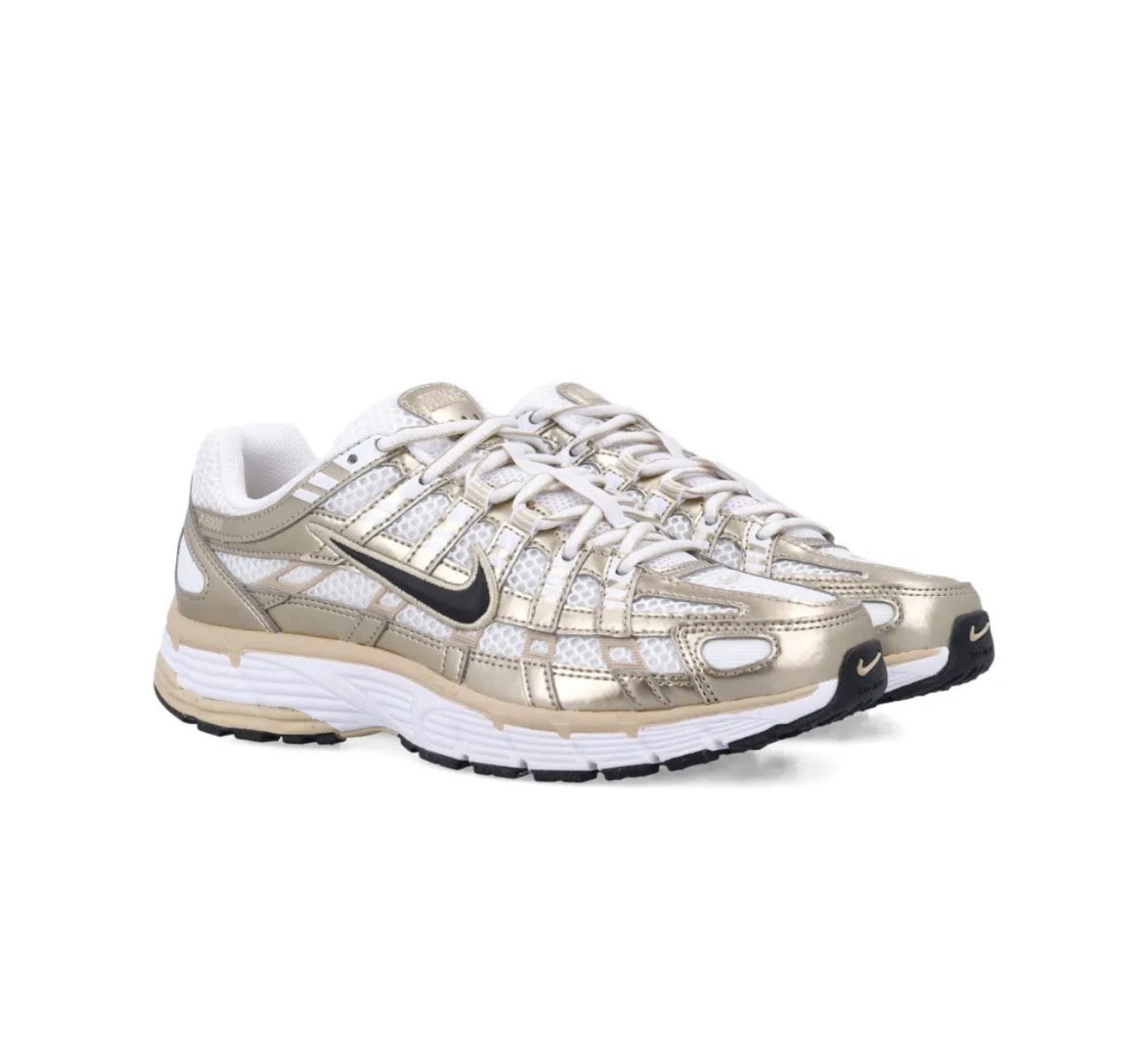 Nike P6000 White Metallic - high-performance athletic footwear in White with advanced cushioning