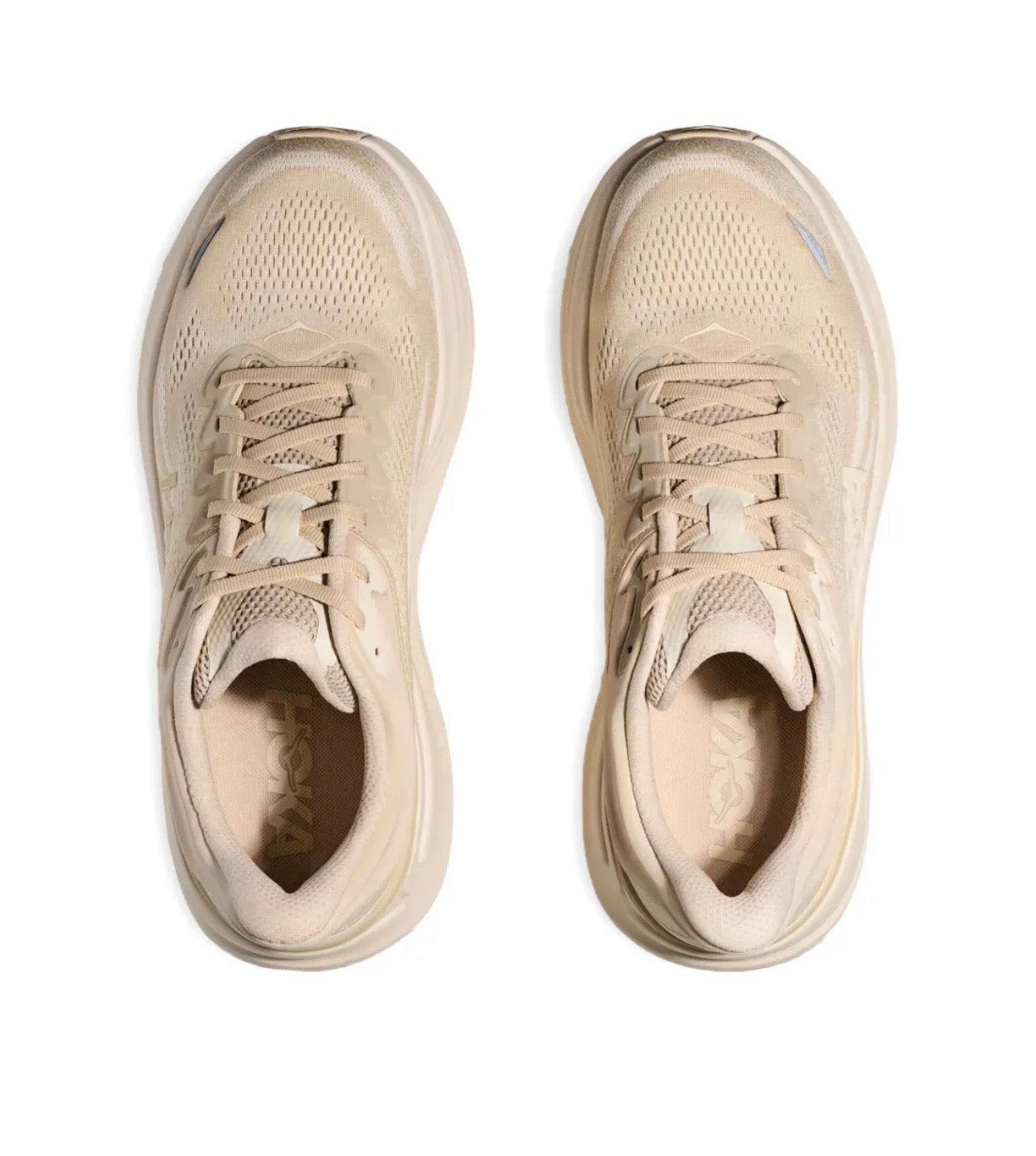 Hoka Bondi 9 Cream - high-performance athletic footwear with advanced cushioning