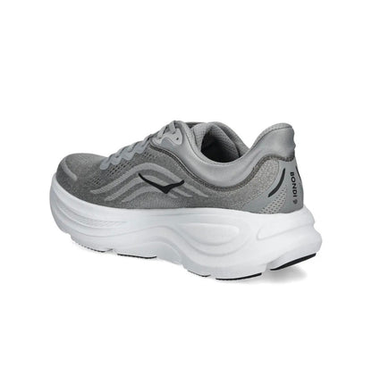 Hoka Bondi 9 Grey - high-performance athletic footwear in Grey with advanced cushioning