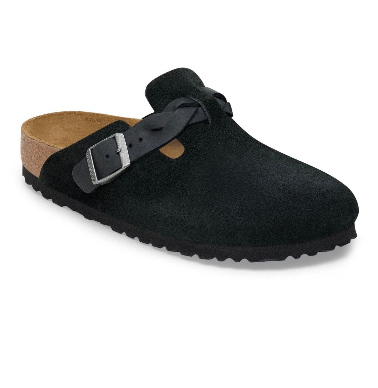 Birkenstock Boston braided black - high-performance athletic footwear in Black with advanced cushioning