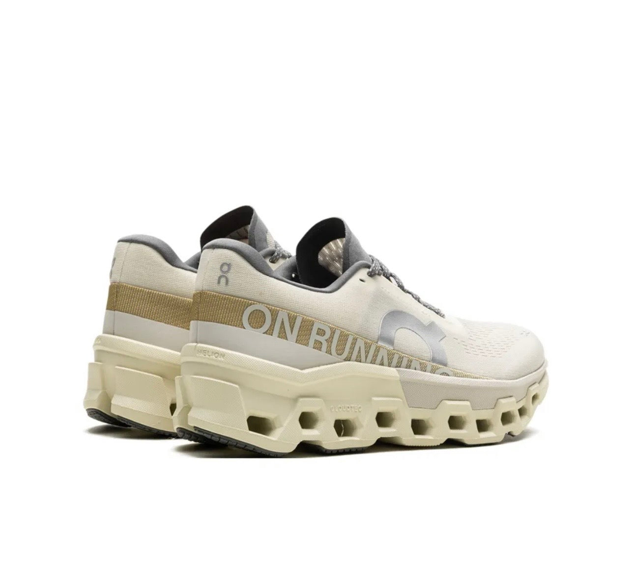 On Cloudmonster beige - high-performance athletic footwear in Beige with advanced cushioning