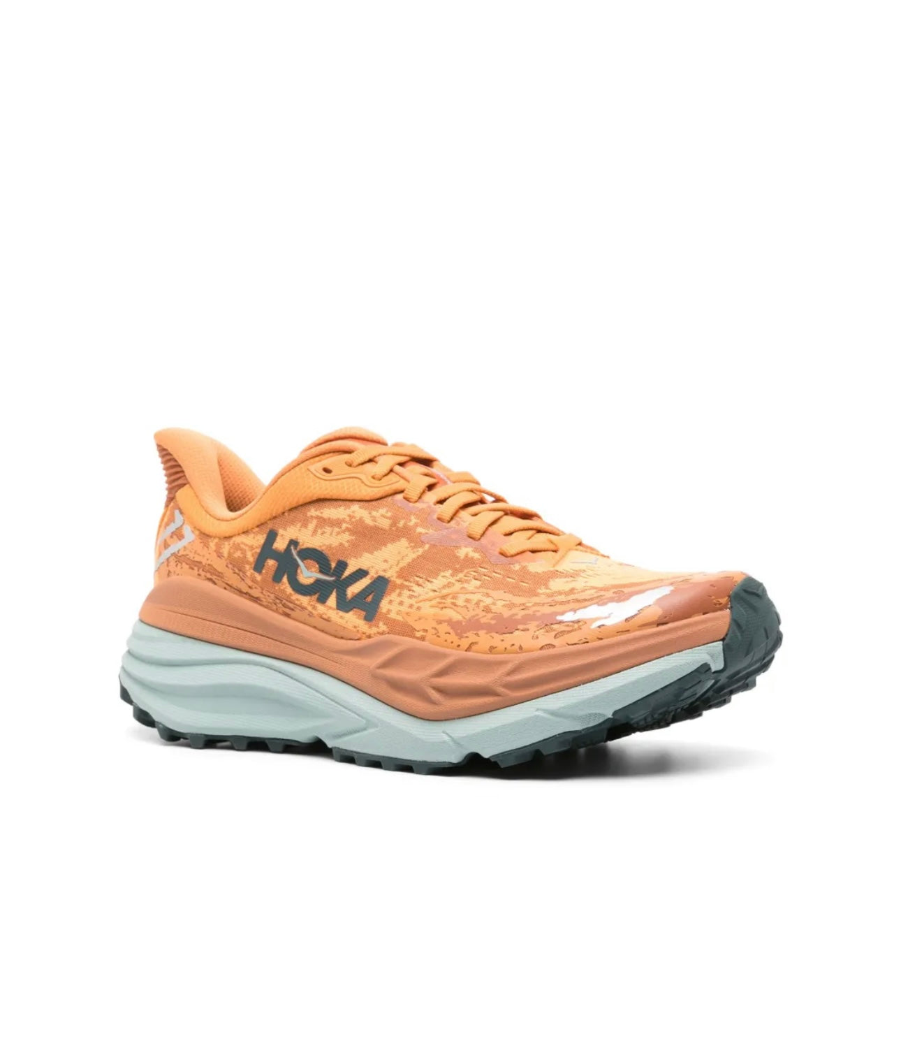 HOKA Bondi 8 Orange Blue - high-performance athletic footwear in Blue with advanced cushioning