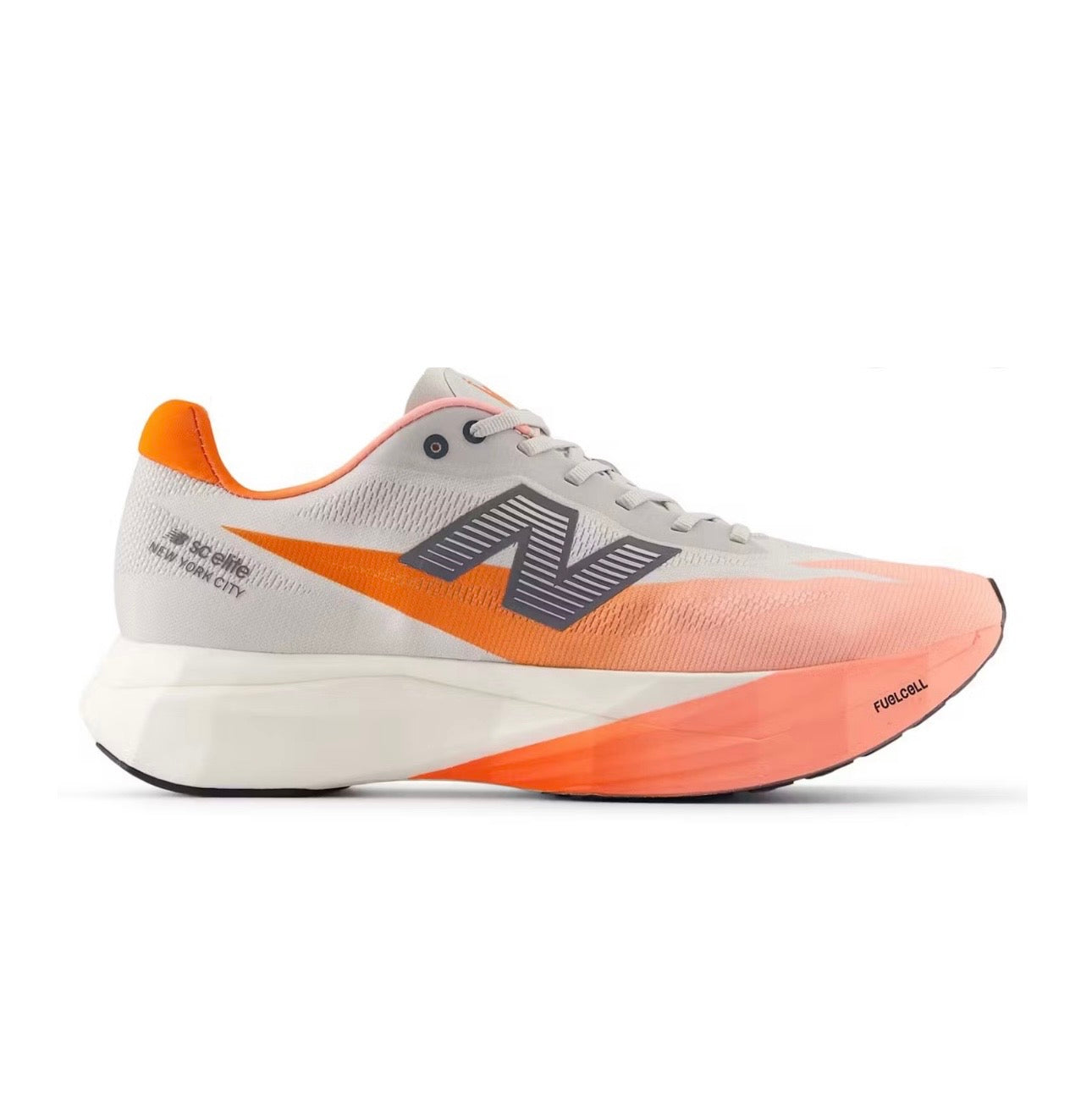 New Balance FuelCell Grey Orange - high-performance athletic footwear in Grey with advanced cushioning