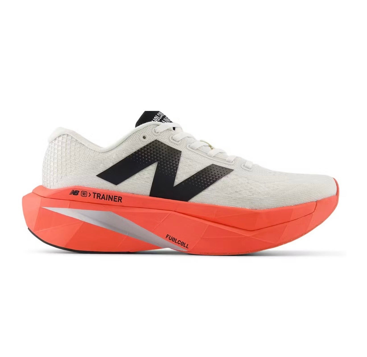 New Balance FuelCell White Peach - high-performance athletic footwear in White with advanced cushioning