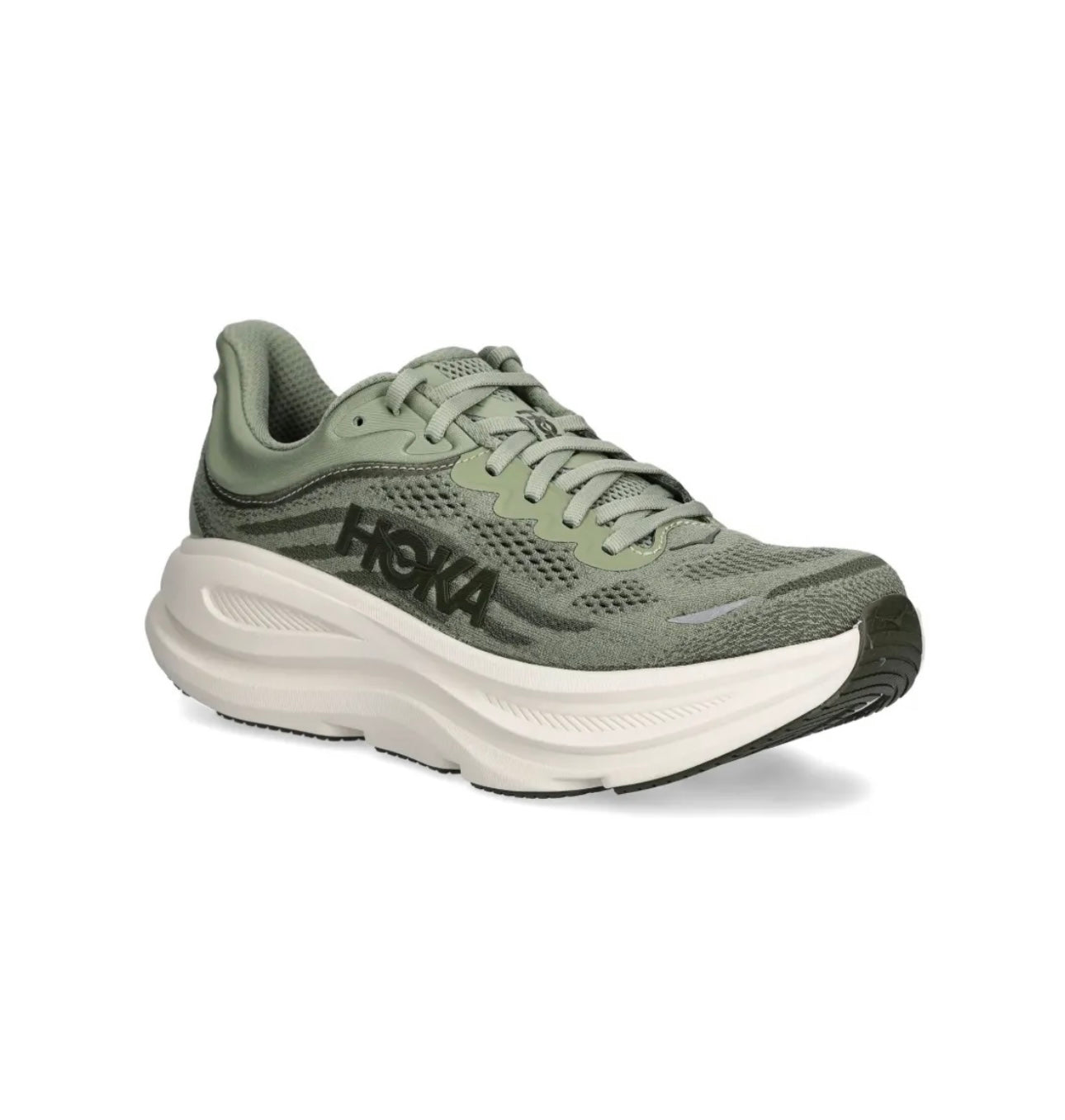 HOKA Bondi 8 Dutch Green - high-performance athletic footwear in Green with advanced cushioning