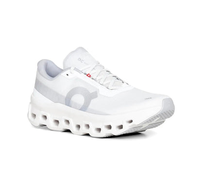 On Cloudmonster light grey - high-performance athletic footwear in Grey with advanced cushioning