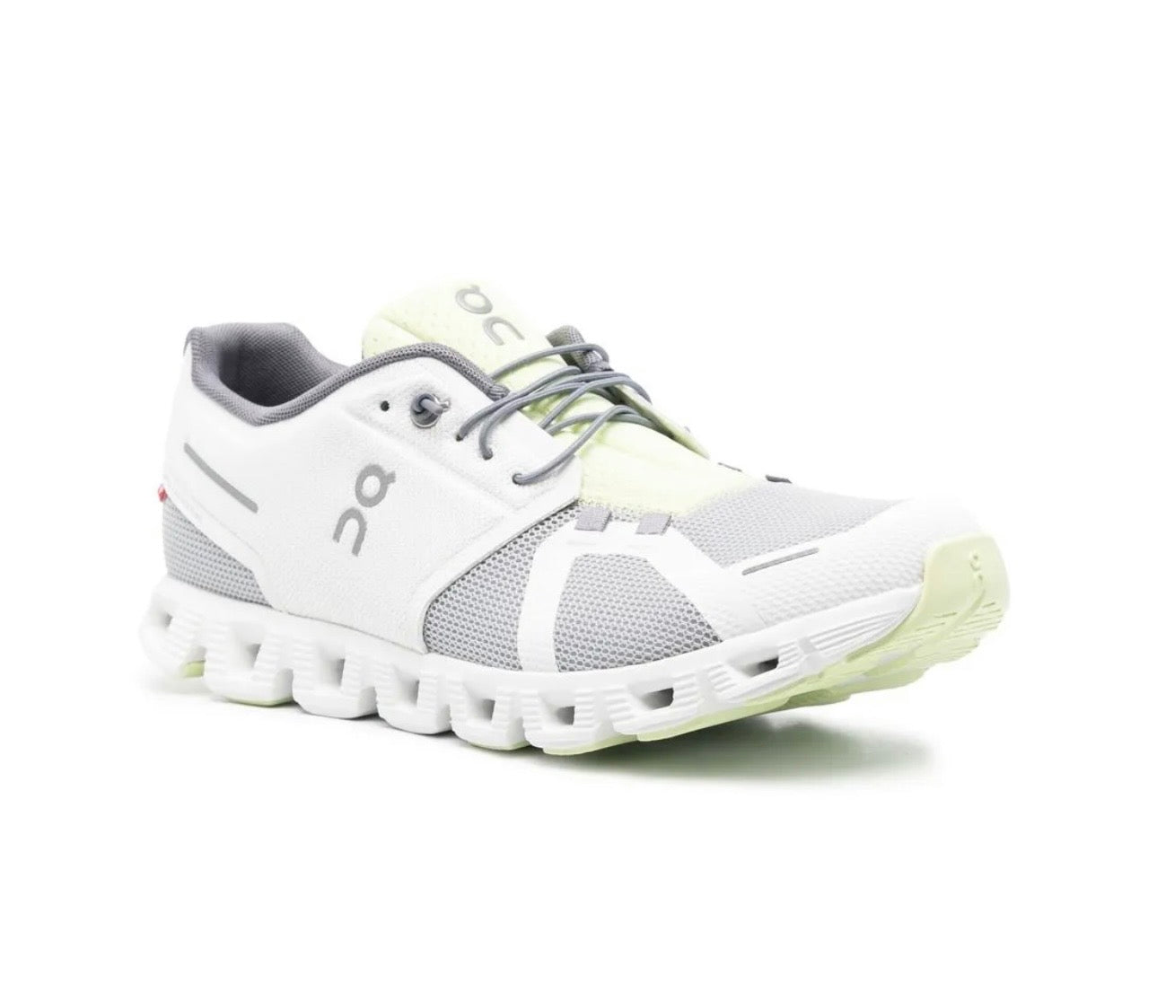 On cloud 5.0 white grey - high-performance athletic footwear in White with advanced cushioning