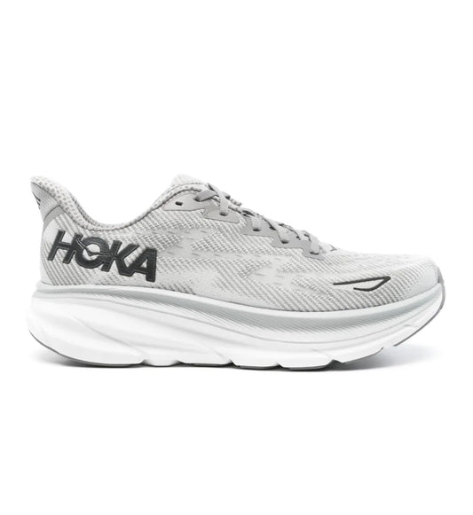 Hoka Clifton 9 ribbed sneakers - high-performance athletic footwear with advanced cushioning