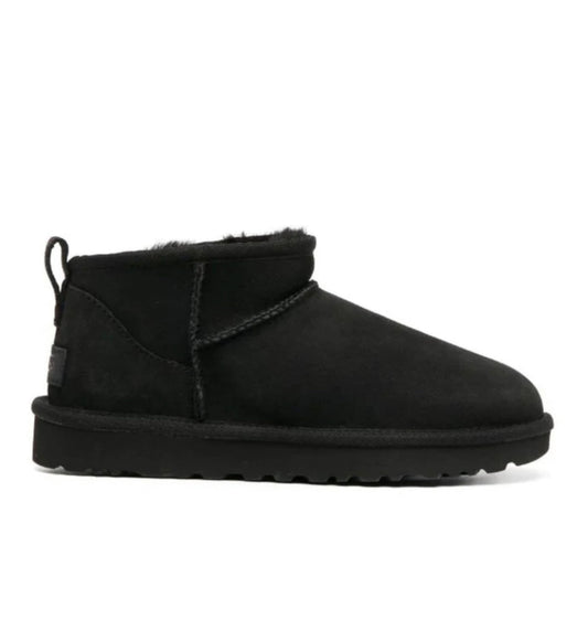 Ugg classic ultra mini  ankle boots black - high-performance athletic footwear in Black with advanced cushioning