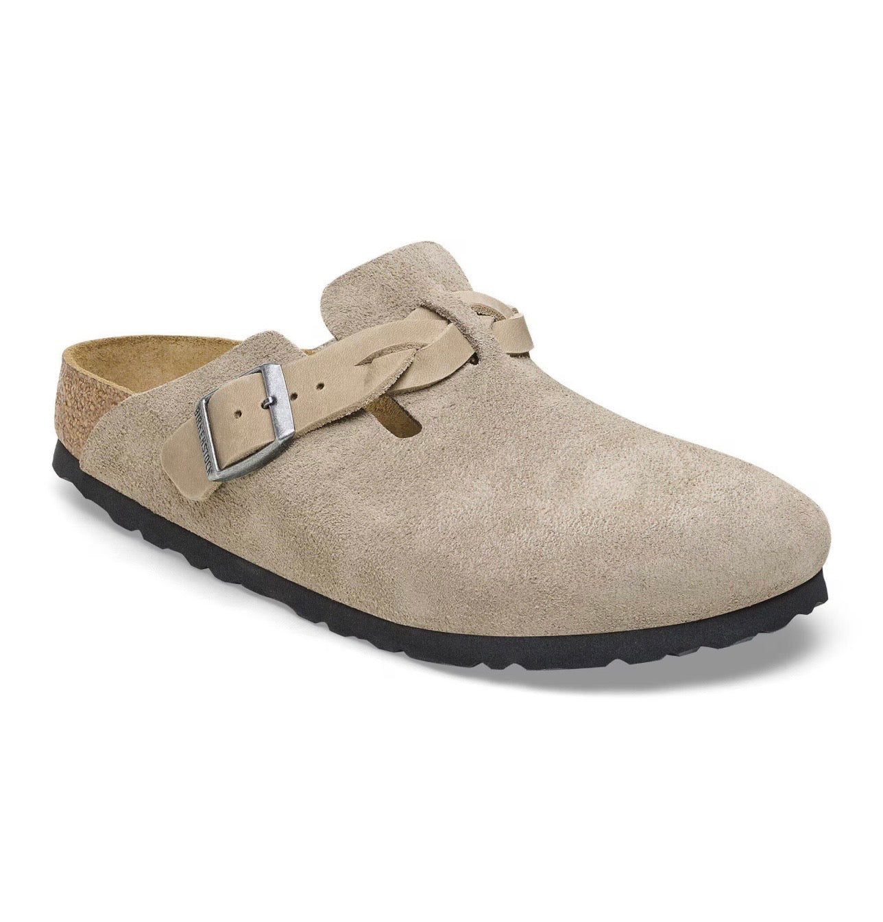 Birkenstock Boston braided taupe