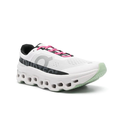 On Cloud White Black Pink - high-performance athletic footwear in Black with advanced cushioning
