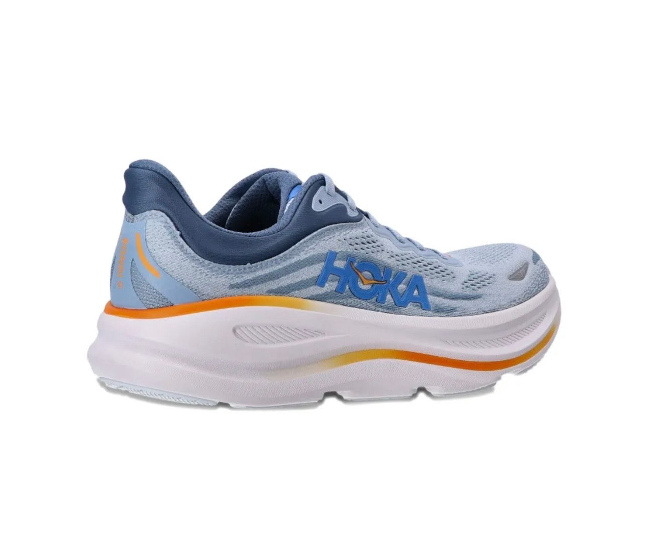 Hoka Bondi 9 Light Blue - high-performance athletic footwear in Blue with advanced cushioning