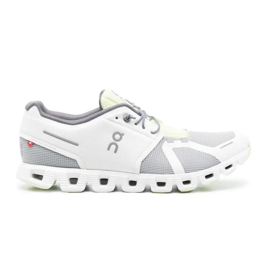 On cloud 5.0 white grey - high-performance athletic footwear in White with advanced cushioning