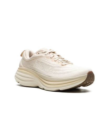 HOKA Bondi 8 Cream - high-performance athletic footwear with advanced cushioning