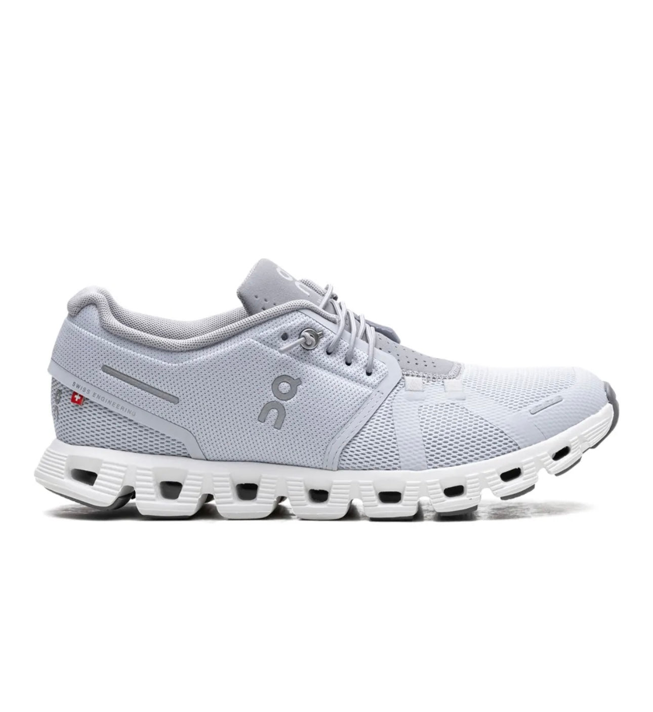 On Cloud 6.0 Light Grey - high-performance athletic footwear in Grey with advanced cushioning
