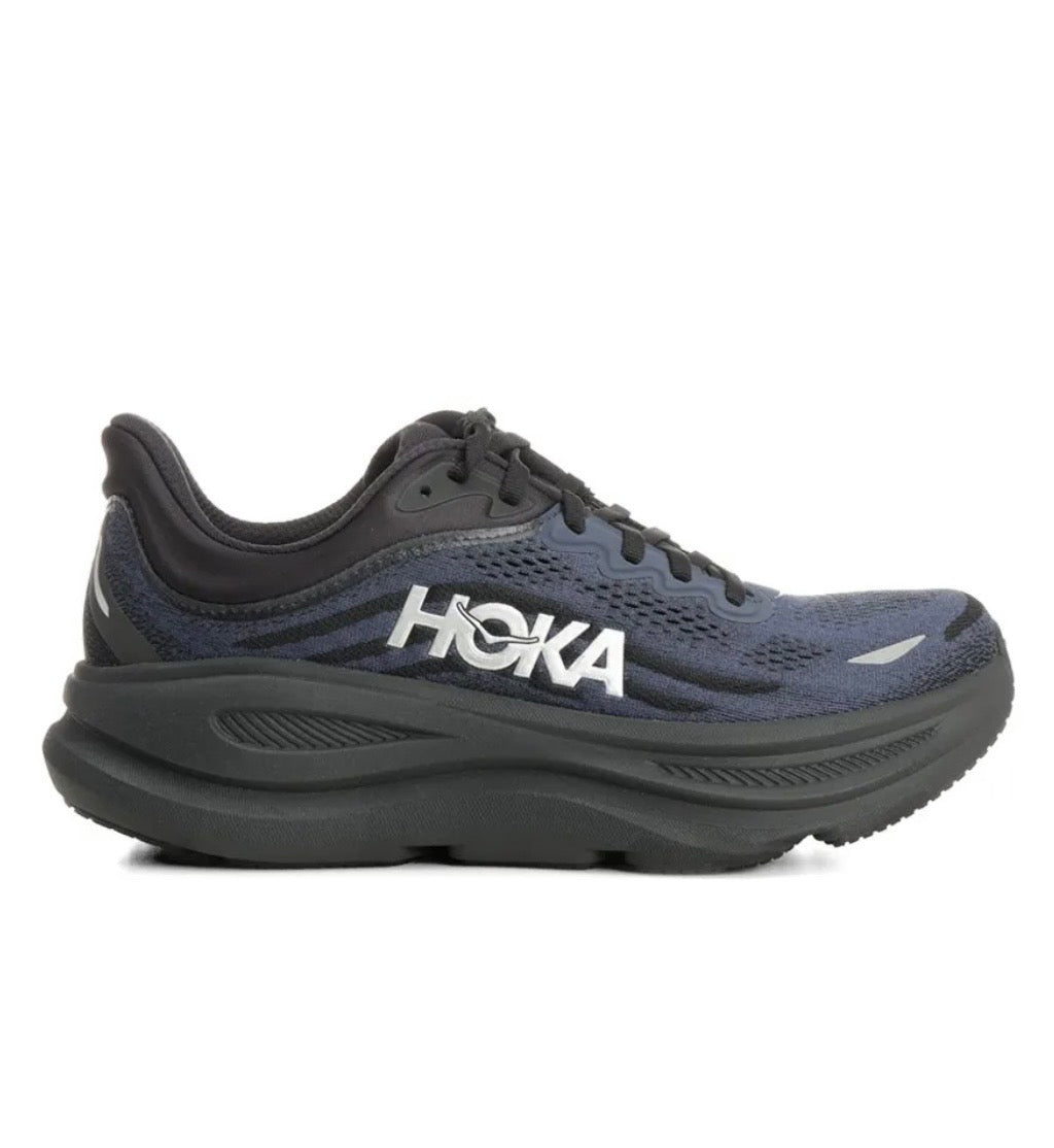 Hoka Bondi 9 Dark Blue - high-performance athletic footwear in Blue with advanced cushioning