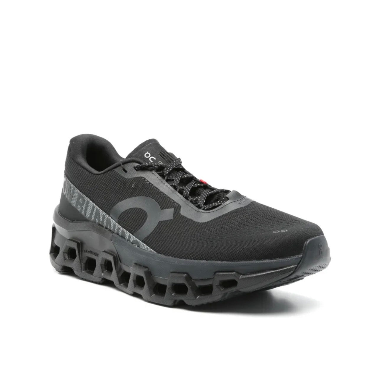 On Cloudmonster black - high-performance athletic footwear in Black with advanced cushioning