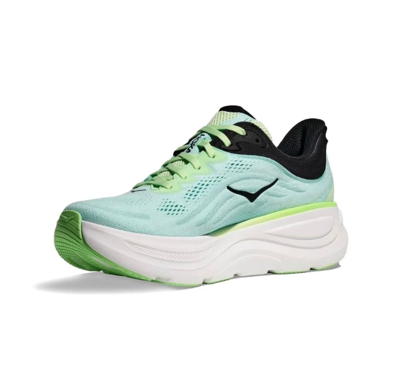 Hoka Bondi 9 Light Blue - high-performance athletic footwear in Blue with advanced cushioning