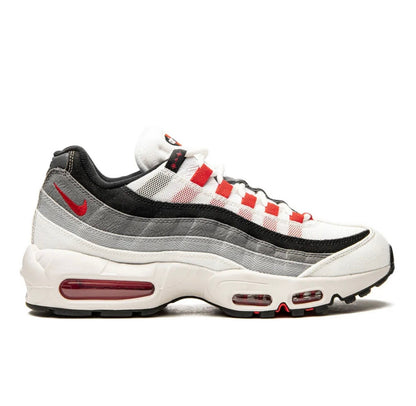 Nike air Vapormax 95·white grey red - high-performance athletic footwear in White with advanced cushioning