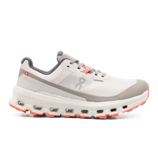 On Cloud White Gray Orange - high-performance athletic footwear in White with advanced cushioning