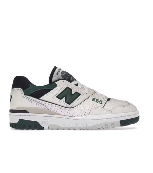 New Balance 550 white green black - high-performance athletic footwear in Black with advanced cushioning