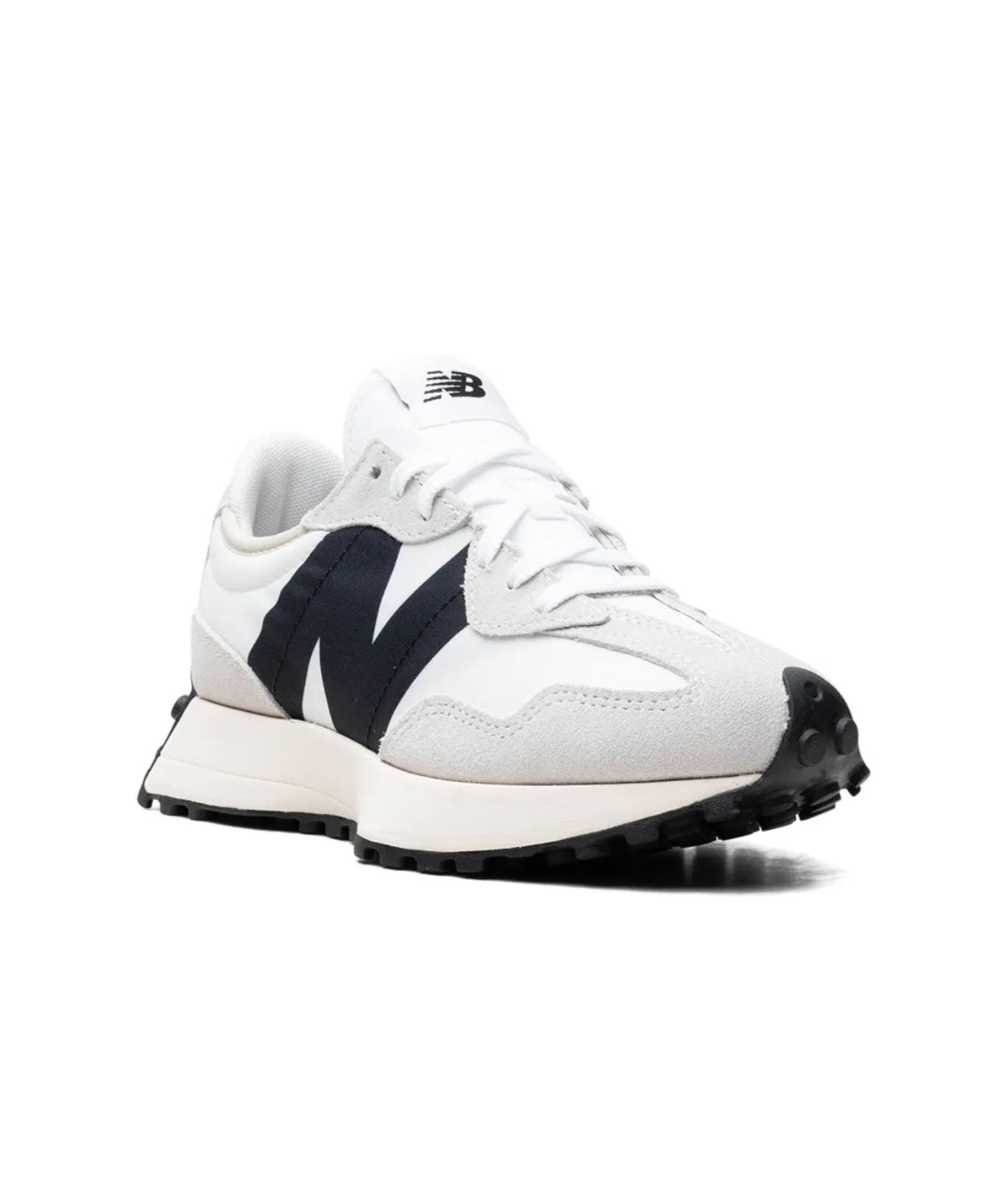 New Balance 327 White Navy Blue