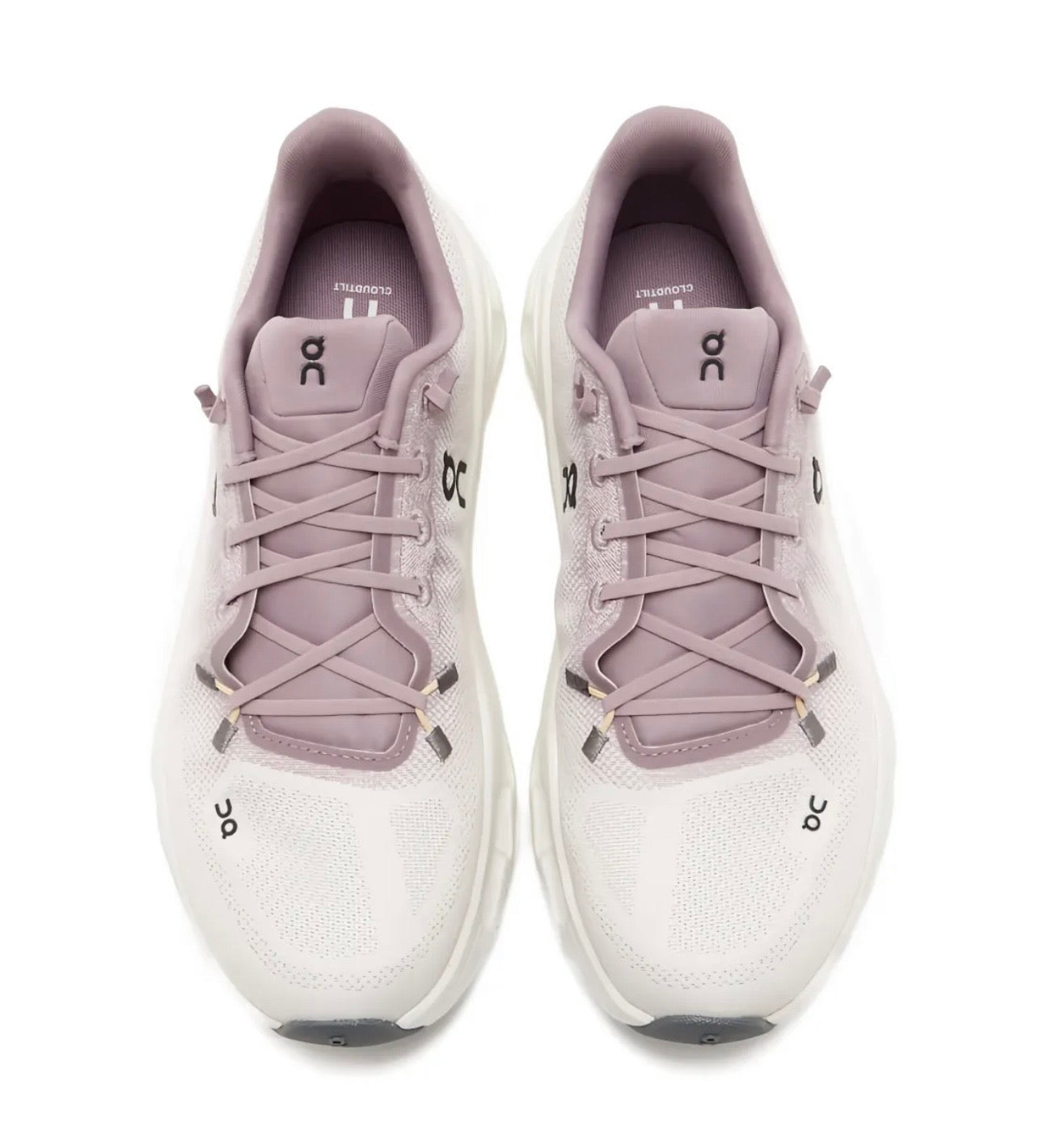 On Cloudtilt white light purple - high-performance athletic footwear in White with advanced cushioning