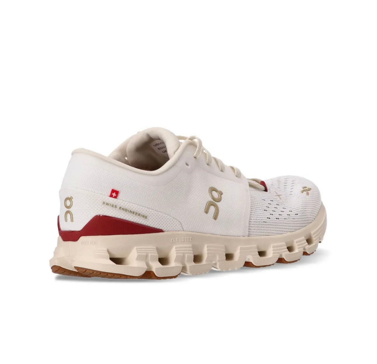 On cloud 5.0 white red - high-performance athletic footwear in White with advanced cushioning