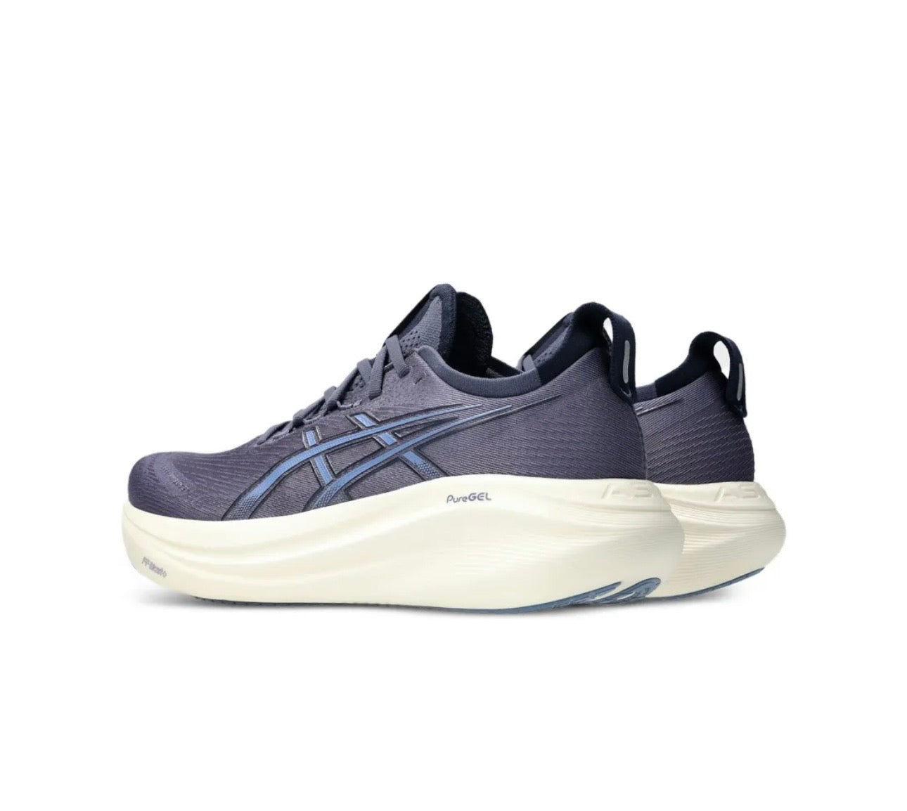 Asics Nimbus 27 Blue - high-performance athletic footwear in Blue with advanced cushioning