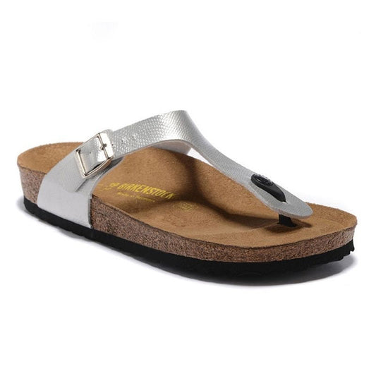 Birkenstock Gizeh Silver - high-performance athletic footwear in Silver with advanced cushioning