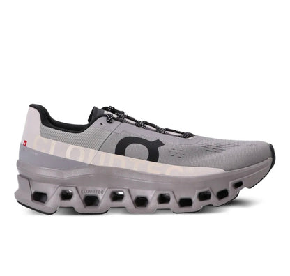 On Cloudmonster dark grey - high-performance athletic footwear in Grey with advanced cushioning