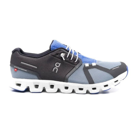 On cloud 5.0 black grey blue - high-performance athletic footwear in Black with advanced cushioning