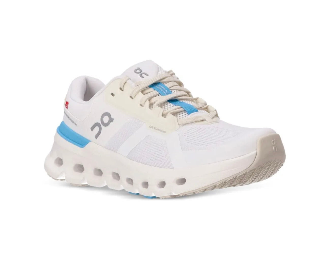 On Cloudrunner 2 White Blue - high-performance athletic footwear in White with advanced cushioning