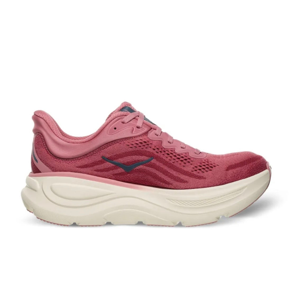 Hoka Bondi 9 Light red pink - high-performance athletic footwear in Red with advanced cushioning
