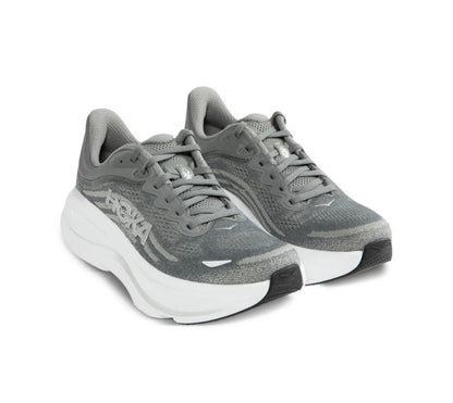 Hoka Bondi 9 Grey - high-performance athletic footwear in Grey with advanced cushioning