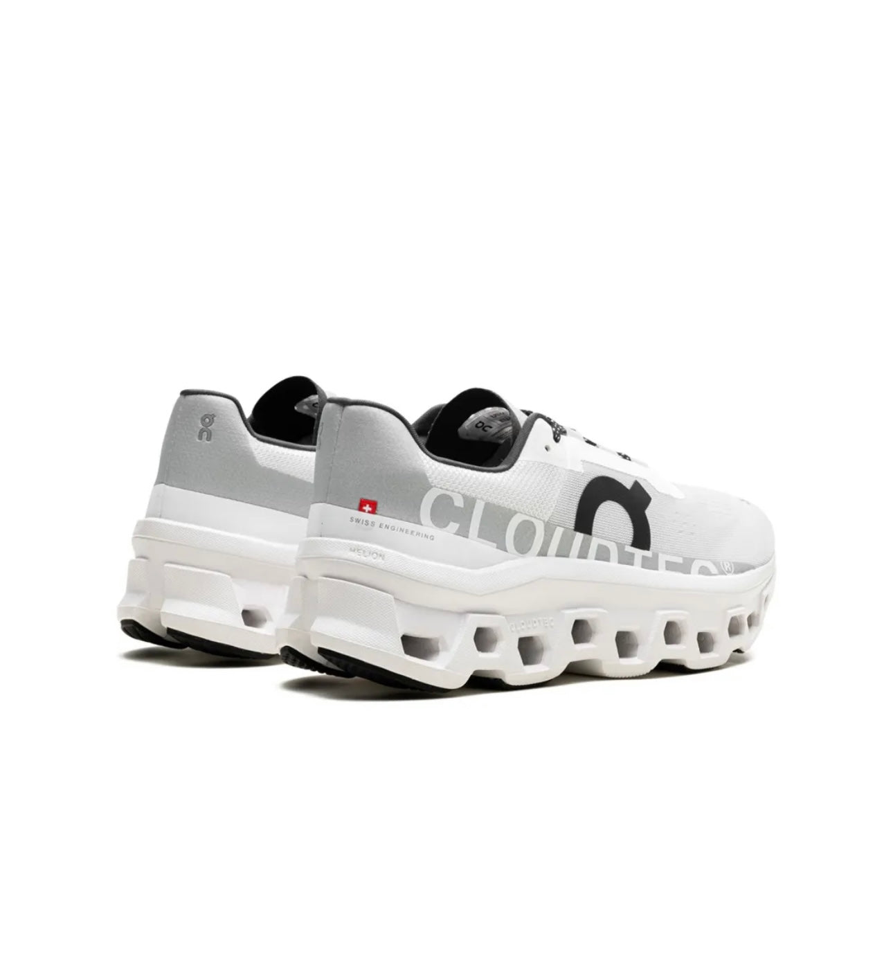 On Cloud White Black Gray - high-performance athletic footwear in Black with advanced cushioning